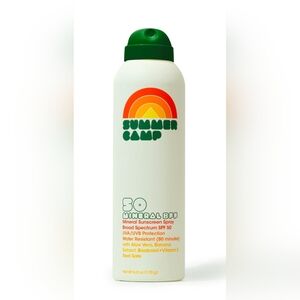 2 Pack Summer Camp Mineral Sunscreen Spray SPF 50 NEW